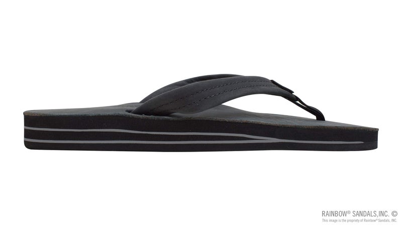 Rainbow Sandals Women's Double Layer Premier Leather w/ 3/4" Strap (Ladies Large / 7.5-8.5, Premier Black) - Image 4